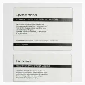 Ezra - Etiketter til køkken, 3 stk.