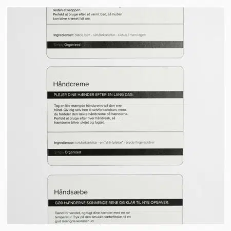 Ezra – Etiketter til badeværelse, 3 stk. (2 varianter)