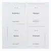 Rosalia - Labels til badeværelset (2 varianter)