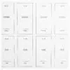 Rosalia - Olie & eddike labels, 12 stk. (2 varianter)