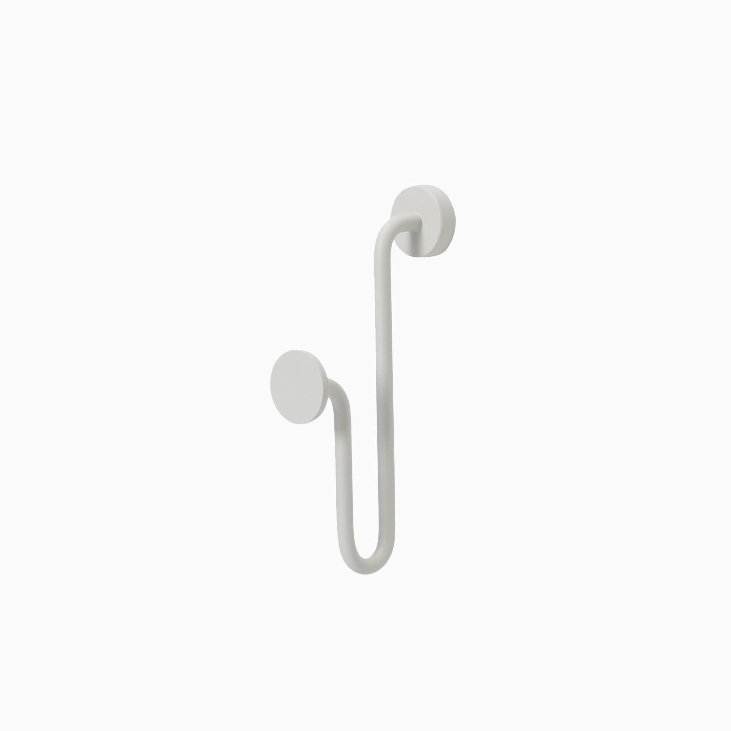 Hübsch Metalknager – Hvid – 2,5cm x 7cm x 13cm – Eloise