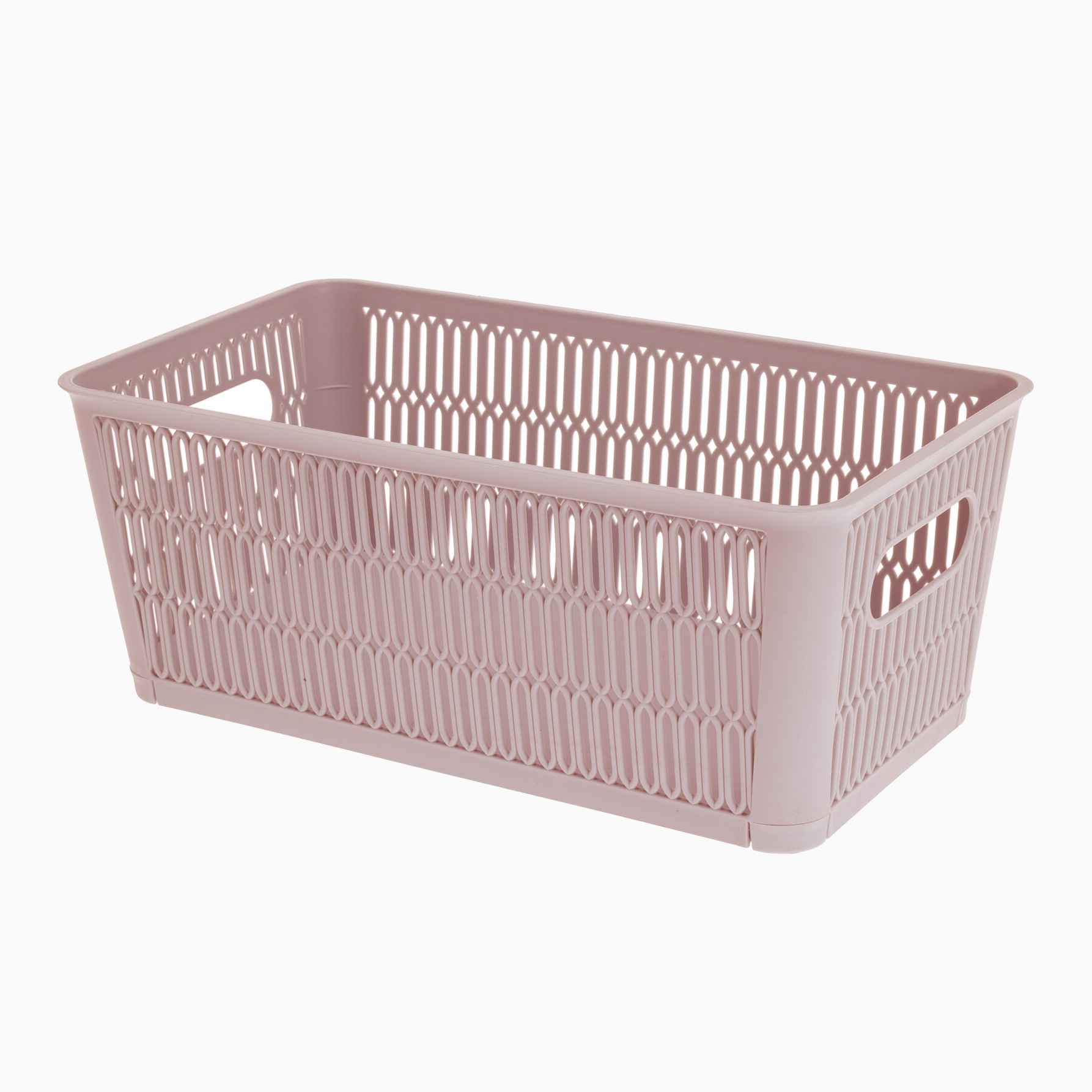 Opbevaringskurv uden låg – Rosa – 28,8cm x 16,5cm x 11,5cm – Runa