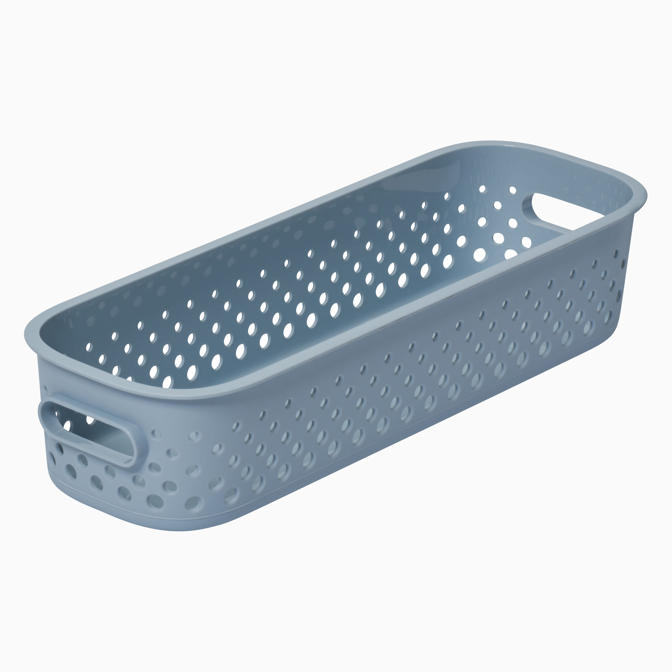 Opbevaringskurv – Blå – 10cm x 29,5cm x 6,5cm – Linea