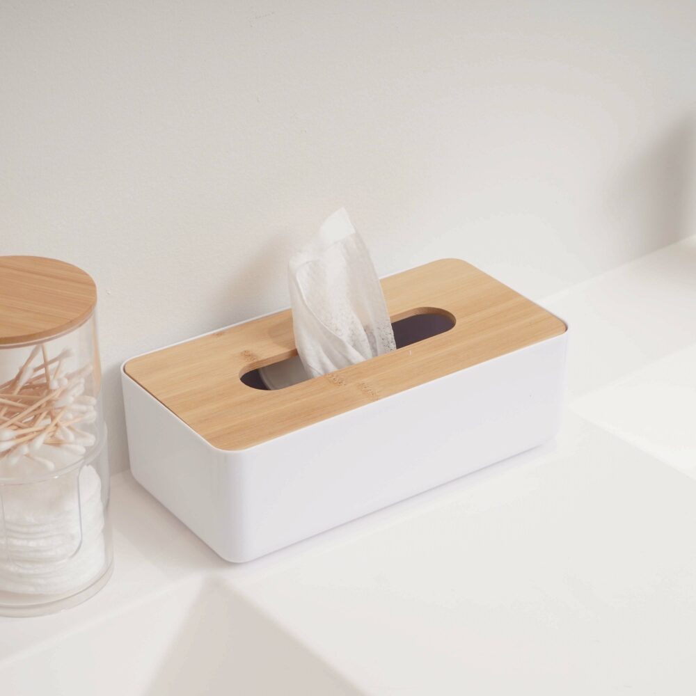 Irma – Servietdispenser med låg af bambus