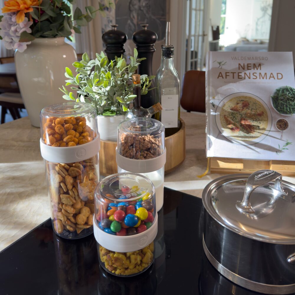 Bea – Snackbæger med låg (3 størrelser)