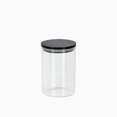 Sigga – Opbevaringsglas med sort låg (4 størrelser)