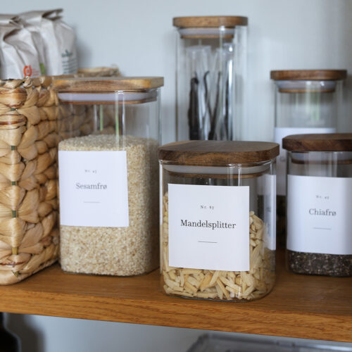 Mina – Opbevaringsglas med låg af akacietræ (3 størrelser)