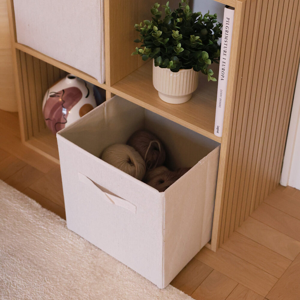 Kaia – Rumdelerkasse i stof
